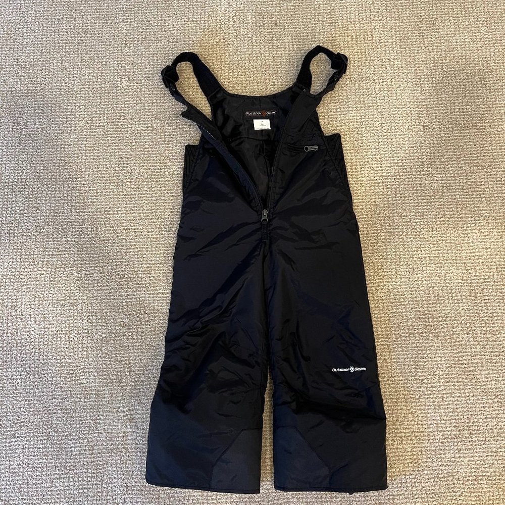 Outdoor Gear Snow Bib Ski Winter Black Pants - Sz 4